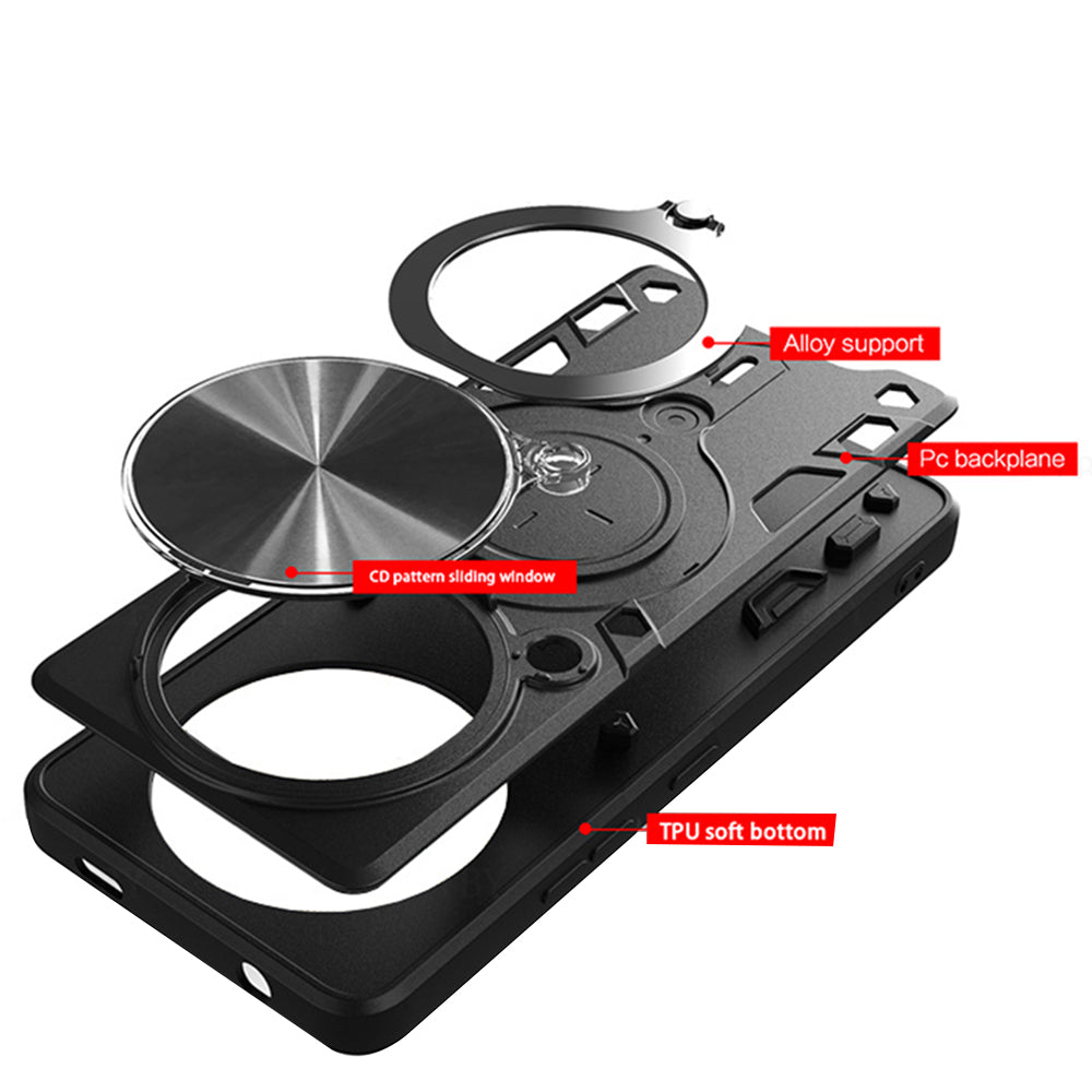 Husa de protectie Techsuit CamGuard Pro compatibil cu Xiaomi Redmi Note 14 4G (Regional), Negru
