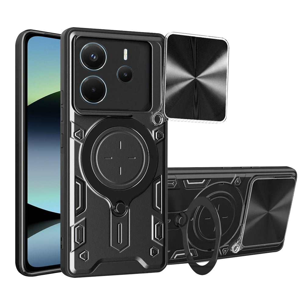 Husa de protectie Techsuit CamGuard Pro compatibil cu Xiaomi Redmi Note 14 4G (Regional), Negru