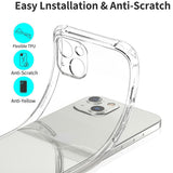 Husa de protectie Techsuit Shockproof Clear Silicone compatibil cu iPhone 16e / iPhone 17e, Transparent