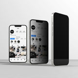 Folie de protectie Ringke Easy Slide Privacy Tempered Glass (set de 2) compatibil cu iPhone 16e / iPhone 17e, Negru