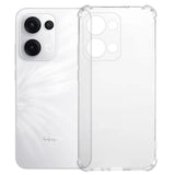 Husa de protectie Techsuit Shockproof Clear Silicone compatibil cu Oppo Reno13, Transparent