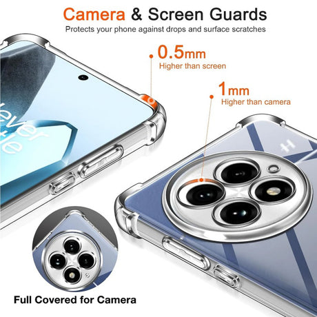 Husa de protectie Techsuit Shockproof Clear Silicone compatibil cu OnePlus 13, Transparent