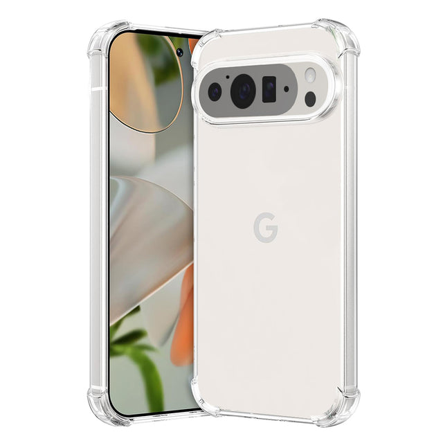 Husa de protectie Techsuit Shockproof Clear Silicone compatibil cu Google Pixel 9 Pro XL, Transparent