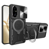 Husa de protectie Techsuit CamGuard Pro compatibil cu Honor 200, Negru