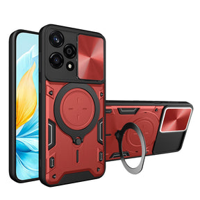 Husa de protectie Techsuit CamGuard Pro compatibil cu Honor 200 Lite, Rosu