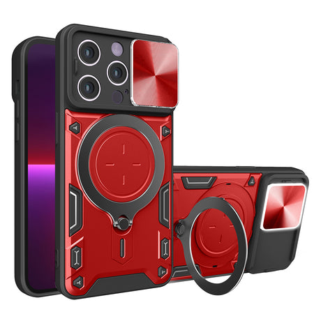 Husa de protectie Techsuit CamGuard Pro compatibil cu iPhone 13 Pro, Rosu