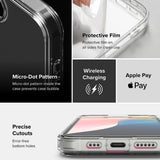 Husa de protectie Ringke Fusion compatibil cu iPhone 16e / iPhone 17e, Transparent