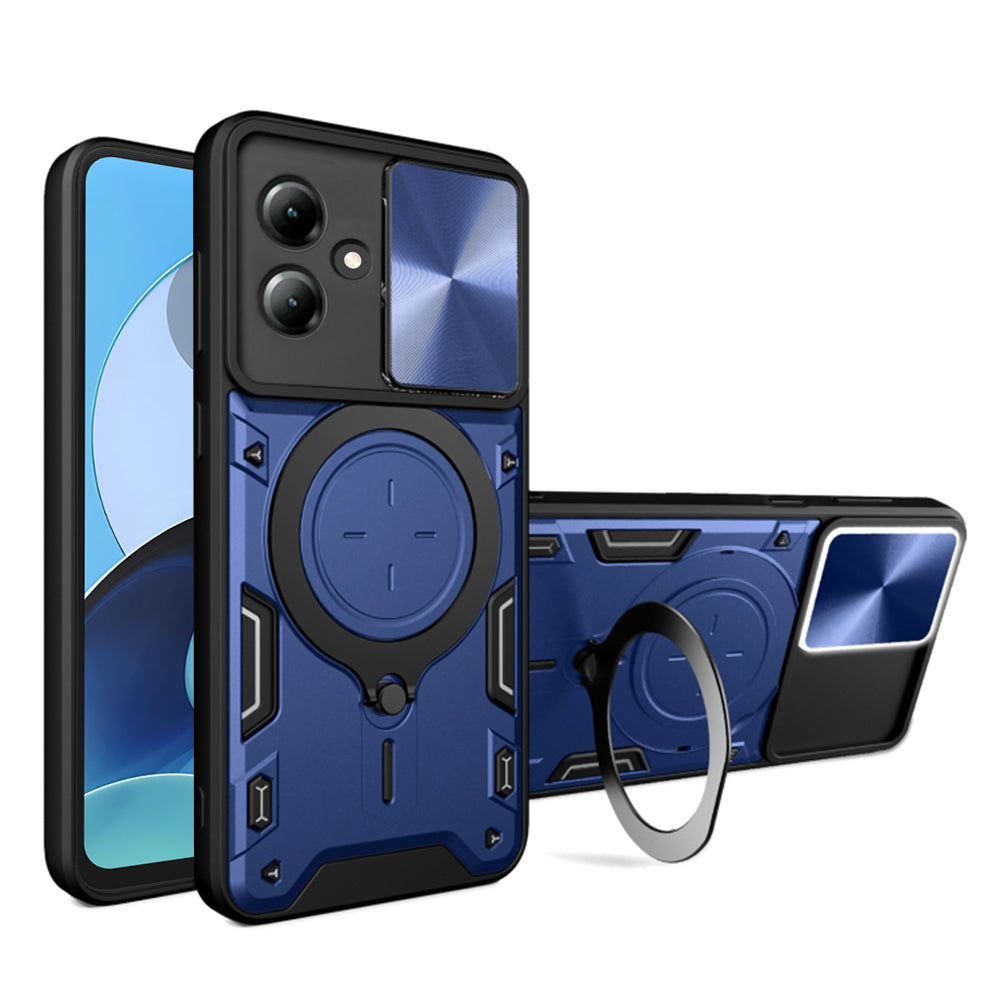 Husa de protectie Techsuit CamGuard Pro compatibil cu Motorola Moto G14, Albastru