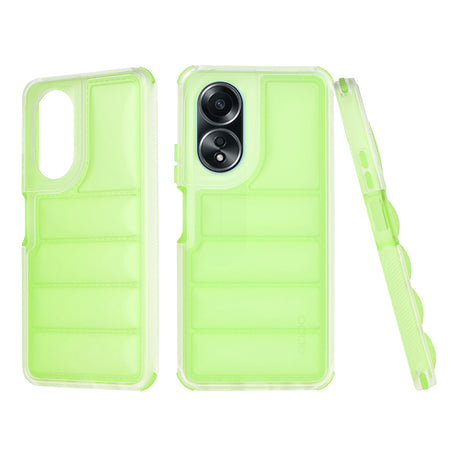 Husa de protectie Techsuit Wave Shield compatibil cu Oppo A58 4G, Verde