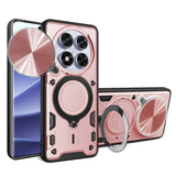 Husa de protectie Techsuit CamGuard Pro compatibil cu Xiaomi Redmi Note 14 Pro 5G / Poco X7, Roz Auriu