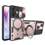 Husa de protectie Techsuit CamGuard Pro compatibil cu Xiaomi Redmi 13C 5G, Roz Auriu