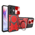 Husa de protectie Techsuit CamGuard Pro compatibil cu Xiaomi Redmi 13C 5G, Rosu