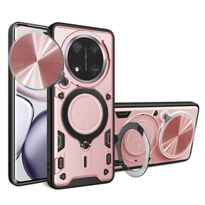 Husa de protectie Techsuit CamGuard Pro compatibil cu Honor Magic7 Lite / X9c, Roz Auriu