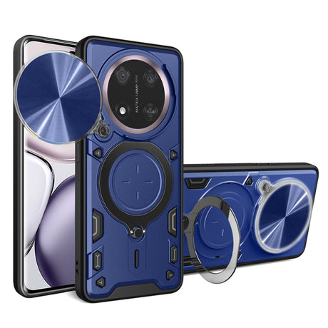 Husa de protectie Techsuit CamGuard Pro compatibil cu Honor Magic7 Lite / X9c, Albastru