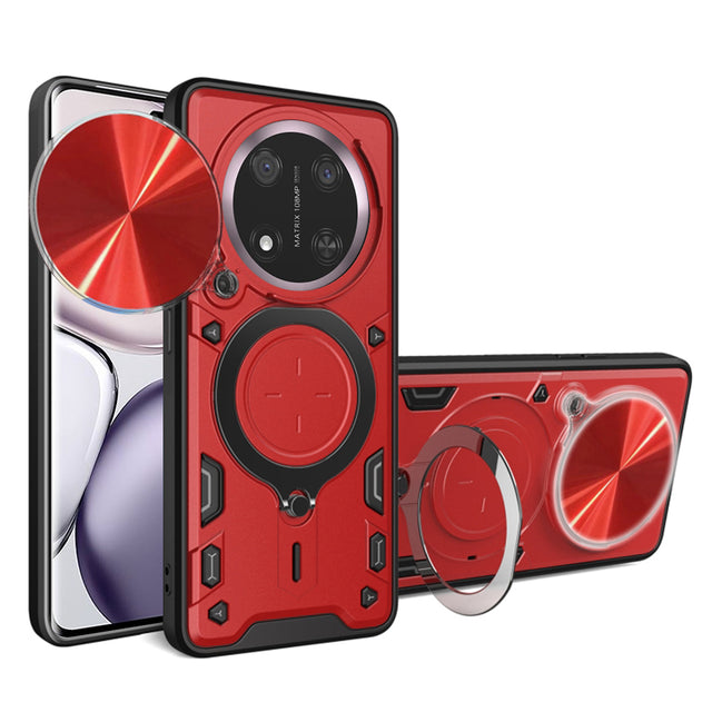 Husa de protectie Techsuit CamGuard Pro compatibil cu Honor Magic7 Lite / X9c, Rosu