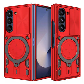 Husa de protectie Techsuit CamGuard Pro compatibil cu Samsung Galaxy Z Fold6, Rosu