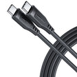 Cablu Acefast (C3-03), Type-C to Type-C, 60W, 3A, 480Mb/s, Fast Charging, 1.2m, Negru