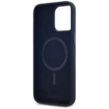 Husa de protectie Karl Lagerfeld Silicone MagSafe (KLHMP15LSCMKMPCK) compatibil cu iPhone 15 Pro, Shadow Metal Initial