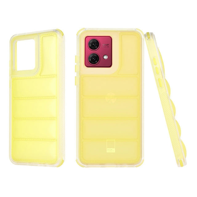 Husa de protectie Techsuit Wave Shield compatibil cu Motorola Moto G84, Galben