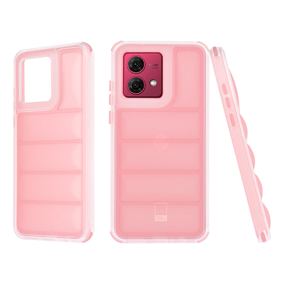 Husa de protectie Techsuit Wave Shield compatibil cu Motorola Moto G84, Roz