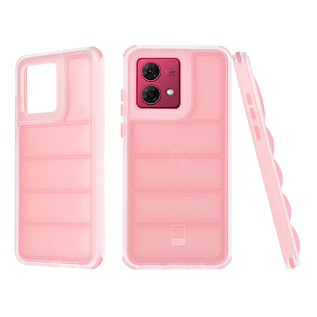 Husa de protectie Techsuit Wave Shield compatibil cu Motorola Moto G84, Roz