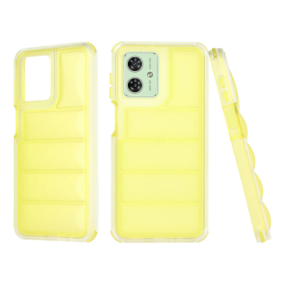 Husa de protectie Techsuit Wave Shield compatibil cu Motorola Moto G54, Galben