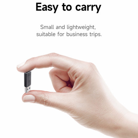 Adaptor Acefast Adapter (J2), Type-C to USB 3.0, Fast Charging, Data Transmission, 5Gbps, Negru