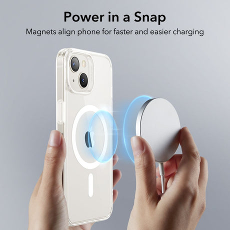 Husă de protecție ESR Classic Hybrid HaloLock pentru iPhone 14 / iPhone 13, transparentă