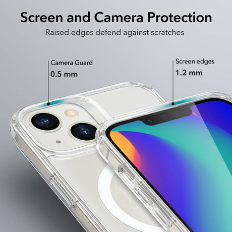 Husă de protecție ESR Classic Hybrid HaloLock pentru iPhone 14 / iPhone 13, transparentă