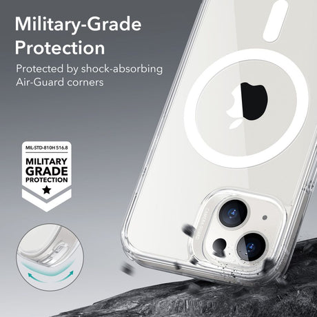 Husă de protecție ESR Classic Hybrid HaloLock pentru iPhone 14 / iPhone 13, transparentă