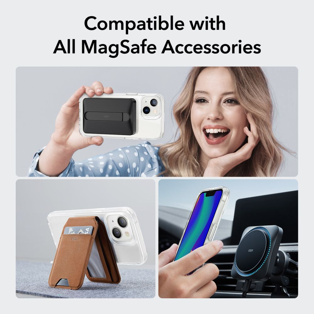 Husa de protectie ESR Classic Hybrid HaloLock compatibil cu iPhone 14 / iPhone 13, Transparent