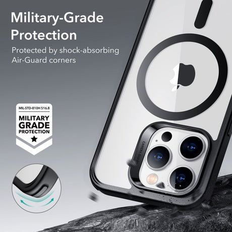 Husa de protectie ESR Classic Hybrid compatibil cu iPhone 14 Pro, Negru