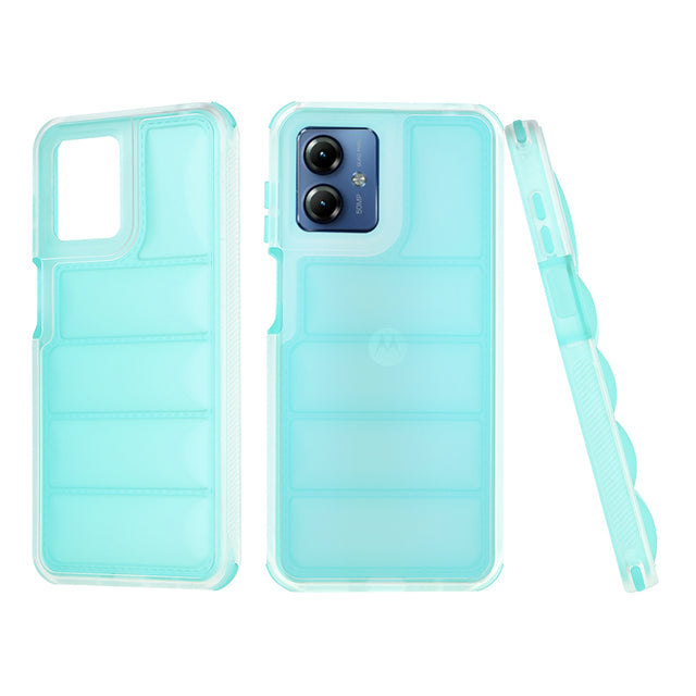 Husa de protectie Techsuit Wave Shield compatibil cu Motorola Moto G14, Turcoaz