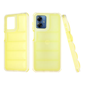 Husa de protectie Techsuit Wave Shield compatibil cu Motorola Moto G14, Galben