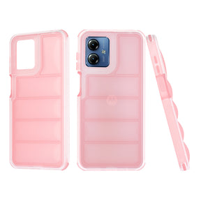 Husa de protectie Techsuit Wave Shield compatibil cu Motorola Moto G14, Roz