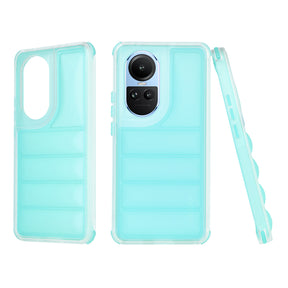 Husa de protectie Techsuit Wave Shield compatibil cu Oppo Reno10 / Reno10 Pro, Turcoaz