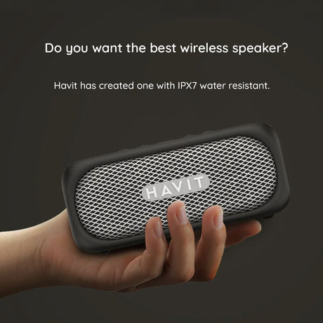 Casti Havit Wireless Speaker (SK905BT), Type-C, Bluetooth 5.3, TWS, TF, AUX, Hands-Free Call, IPX7, 2000mAh, Bej