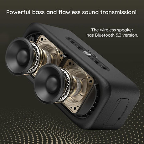 Casti Havit Wireless Speaker (SK905BT), Type-C, Bluetooth 5.3, TWS, TF, AUX, Hands-Free Call, IPX7, 2000mAh, Negru