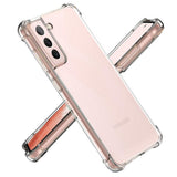 Husa de protectie Techsuit Shockproof Clear Silicone compatibil cu Samsung Galaxy S21 5G, Transparent