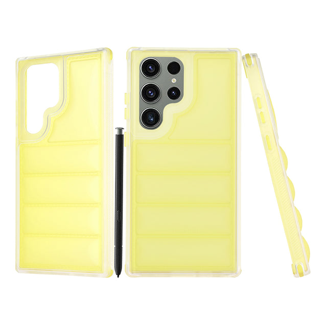 Husa de protectie Techsuit Wave Shield compatibil cu Samsung Galaxy S23 FE, Galben