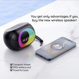 Casti Havit Wireless Speaker (SK885BT), Type-C, Bluetooth 5.3, TWS, TF, FM, AUX, USB, Hands-Free Calls, 1800mAh, Negru