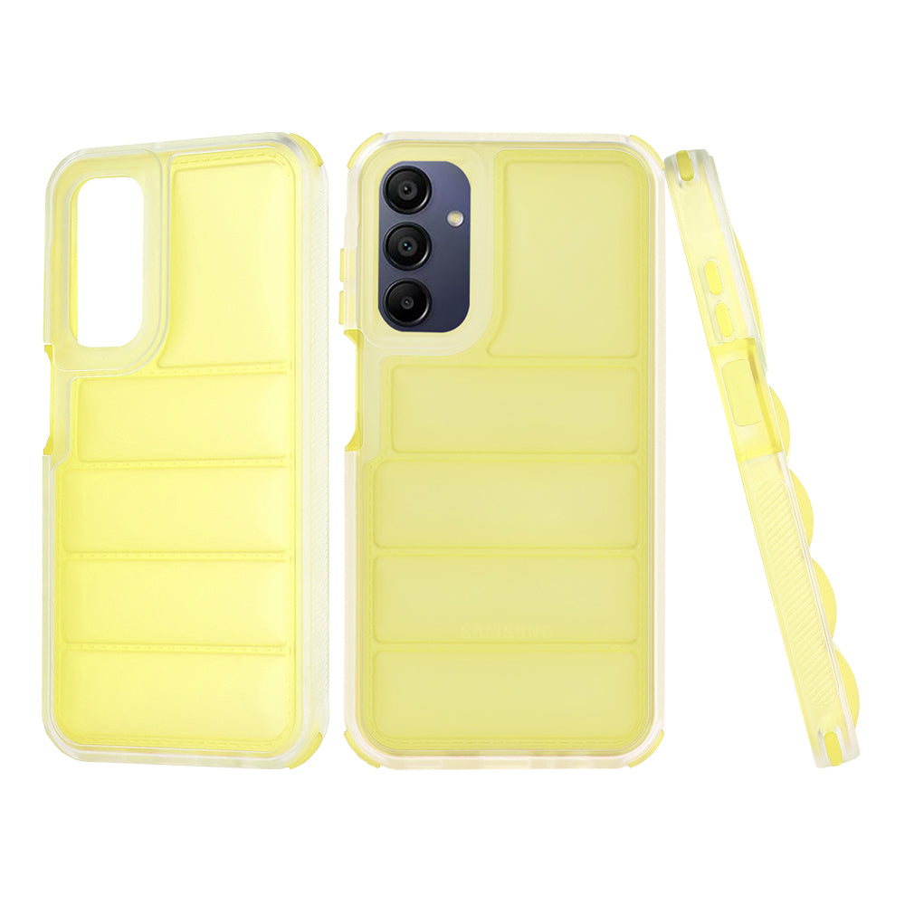 Husa de protectie Techsuit Wave Shield compatibil cu Samsung Galaxy A15 4G / A15 5G, Galben