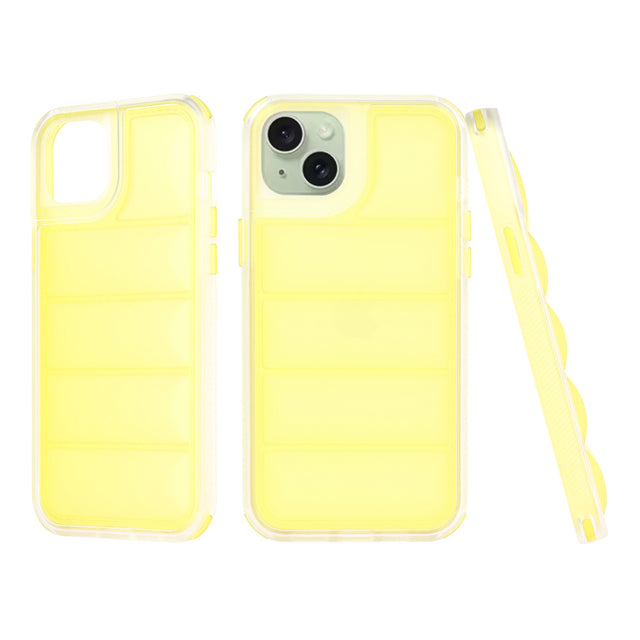 Husa de protectie Techsuit Wave Shield compatibil cu iPhone 15 Plus, Galben