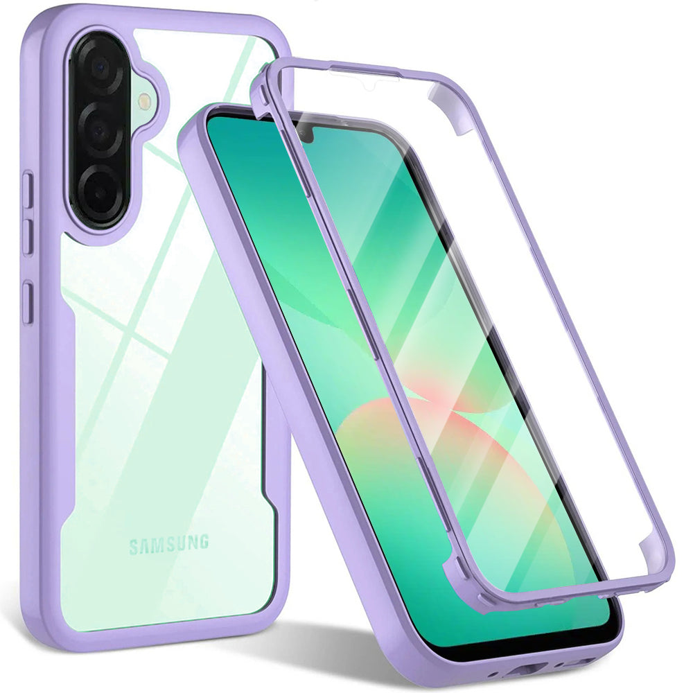 Folie de protectie Techsuit ColorVerse 360 Series + compatibil cu Samsung Galaxy A26 5G, Mov