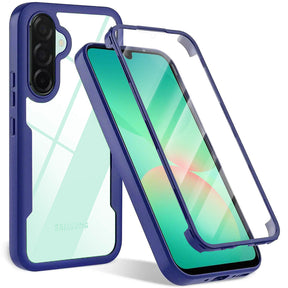 Folie de protectie Techsuit ColorVerse 360 Series + compatibil cu Samsung Galaxy A26 5G, Albastru