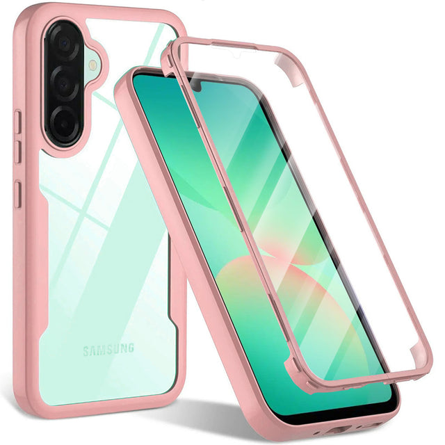 Folie de protectie Techsuit ColorVerse 360 Series + compatibil cu Samsung Galaxy A26 5G, Roz