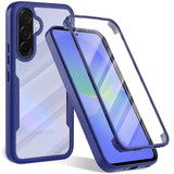 Folie de protectie Techsuit ColorVerse 360 Series + compatibil cu Samsung Galaxy A36 5G / A56 5G, Albastru