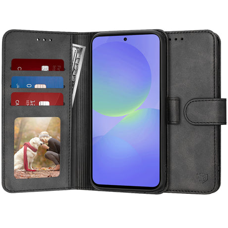 Husa de protectie Techsuit Diary Book compatibil cu Samsung Galaxy A36 5G, Negru