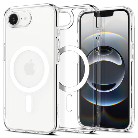 Husa de protectie Spigen Ultra Hybrid MagSafe (ACS09139) compatibil cu iPhone 16e / iPhone 17e, Alb