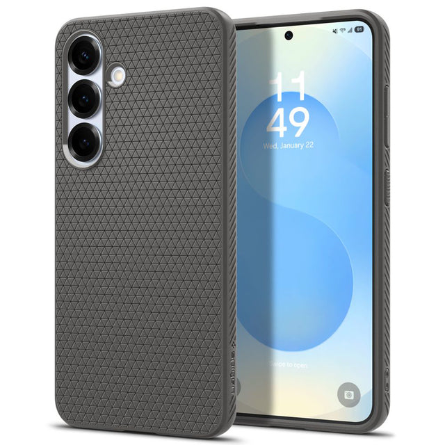 Husa de protectie Spigen Liquid Air (ACS08980) compatibil cu Samsung Galaxy S25 Plus, Marble Grey
